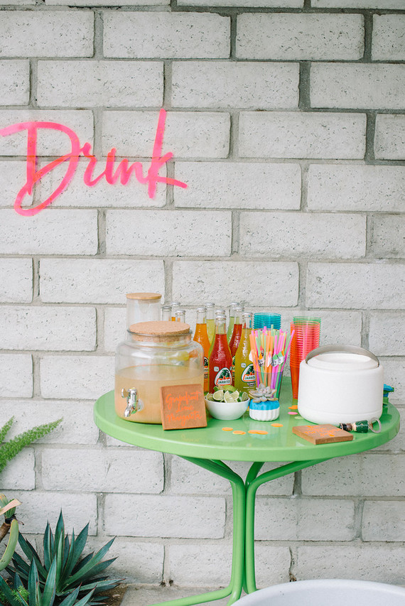 Neon 1st birthday ideas