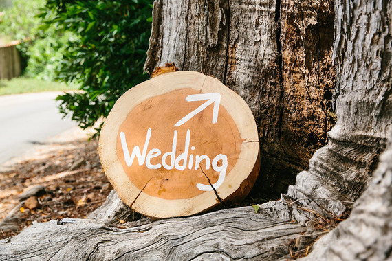 Rustic wedding decor