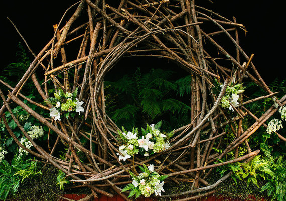 Rustic wedding decor