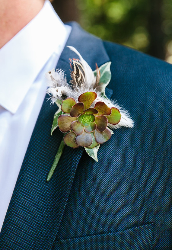 Rustic boutonnieres