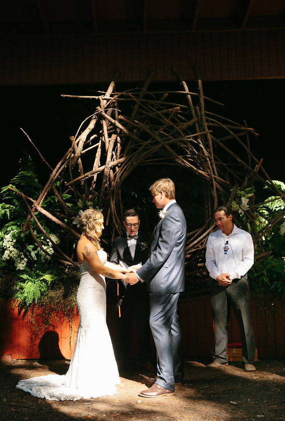 Wedding in the woods