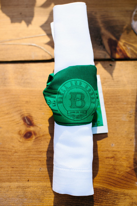 Bandana wedding favor