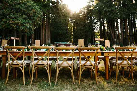 Rustic wedding decor