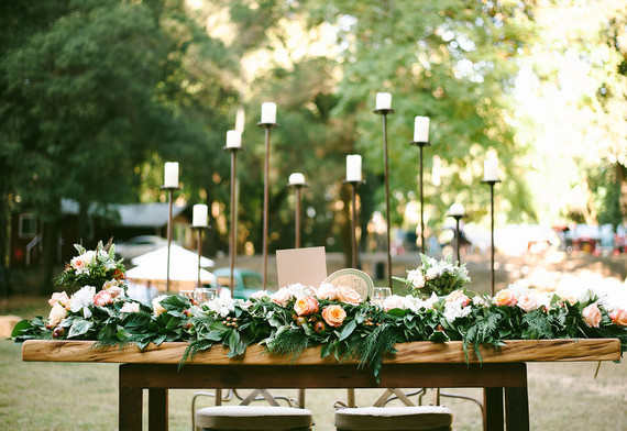 Rustic wedding decor