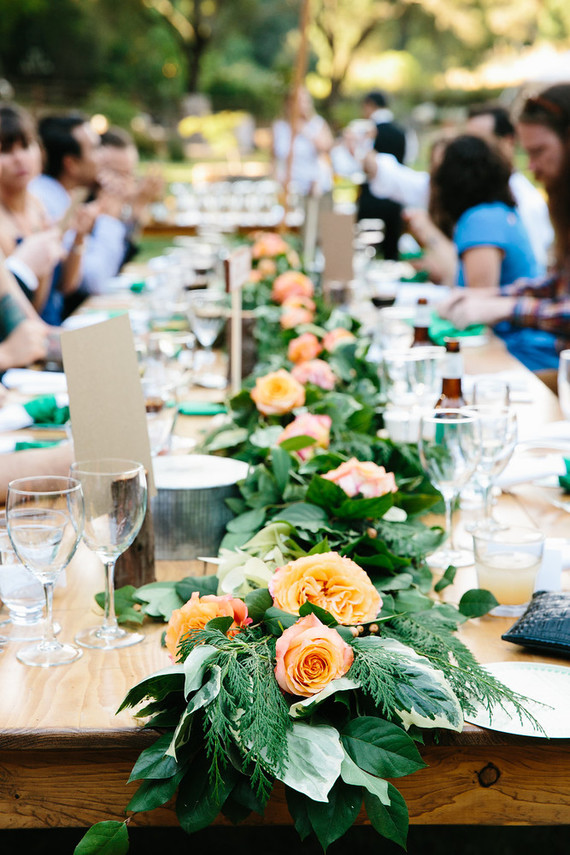 Rustic wedding decor