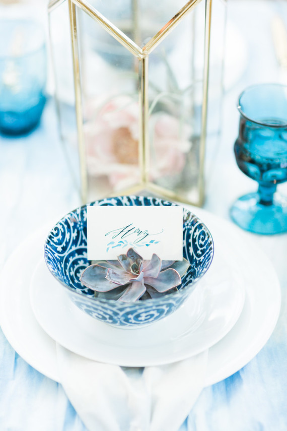 Indigo dyed wedding