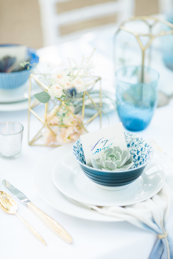 Indigo dyed wedding