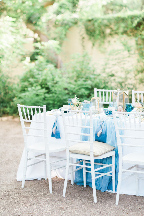 Indigo dyed wedding