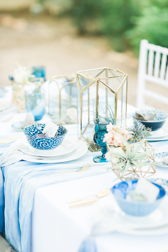 Indigo dyed wedding