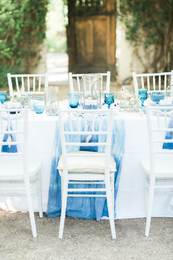 Indigo dyed wedding