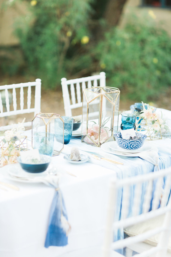 Indigo dyed wedding