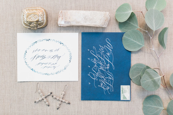 Indigo dyed wedding