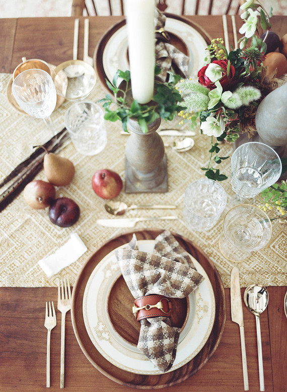Fall table styling