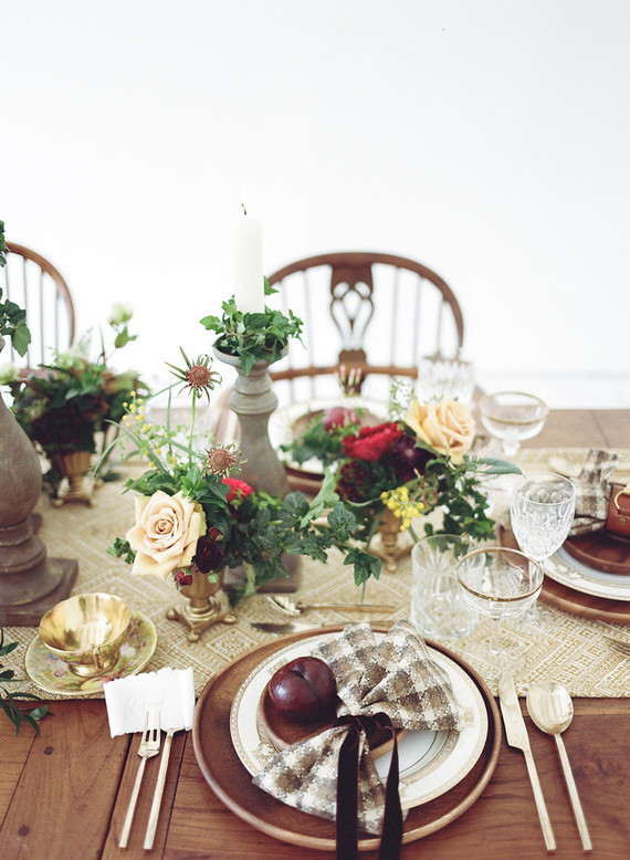 Fall table styling