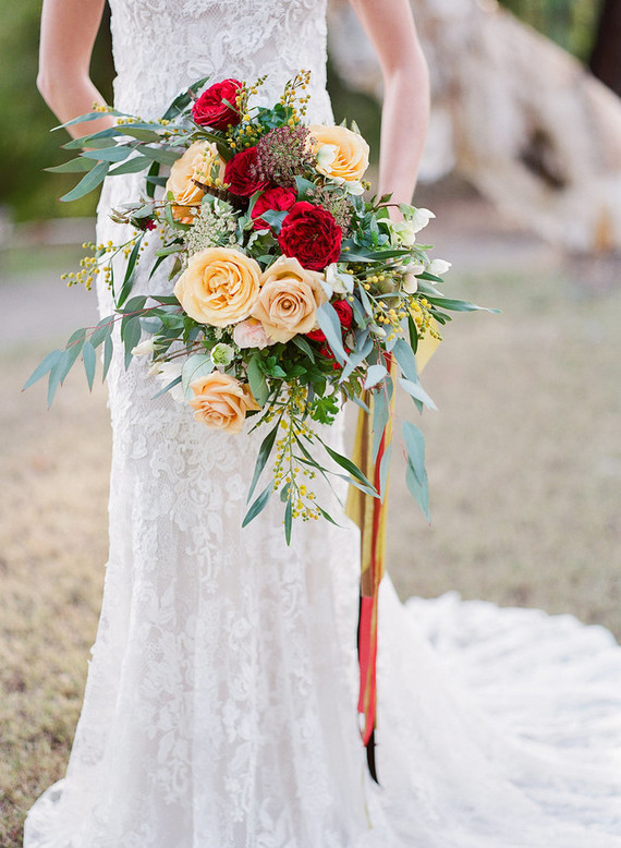 Fall bridal bouquet