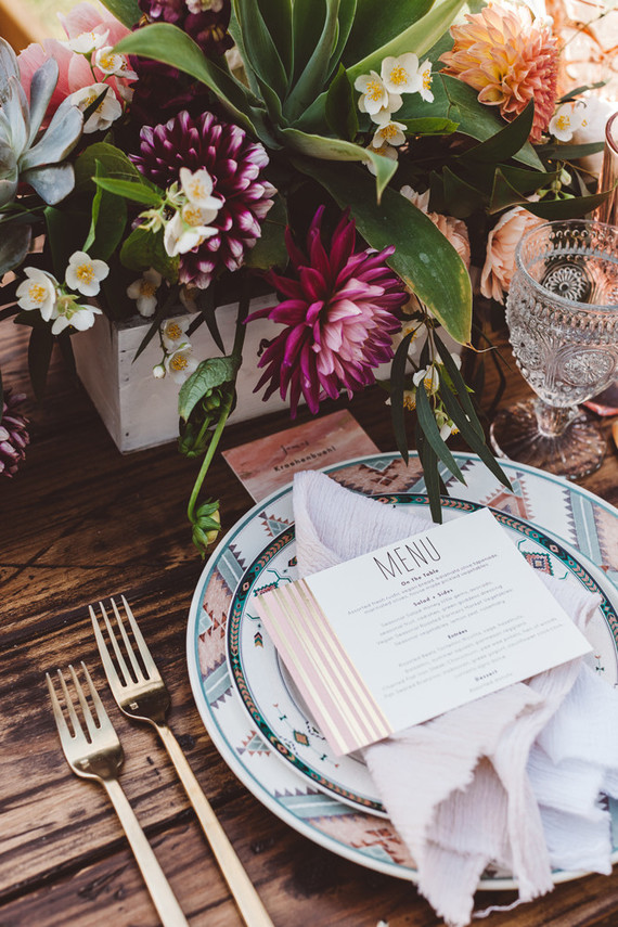 Southwest bohemian wedding Inspiration