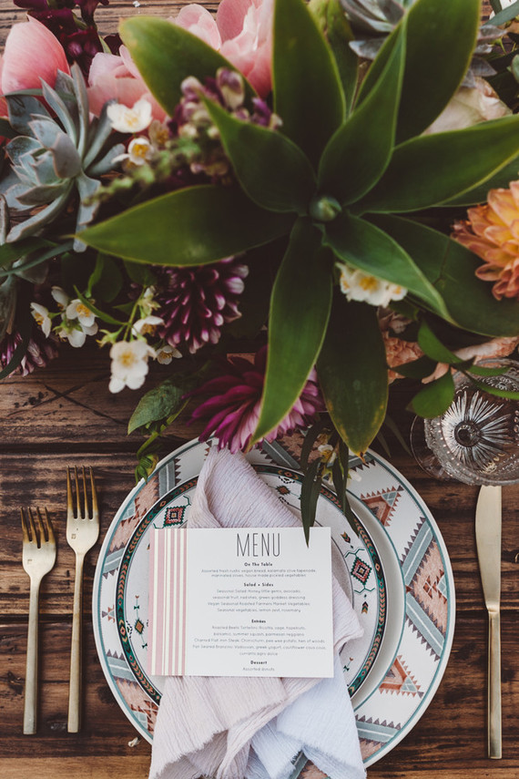 Southwest bohemian wedding