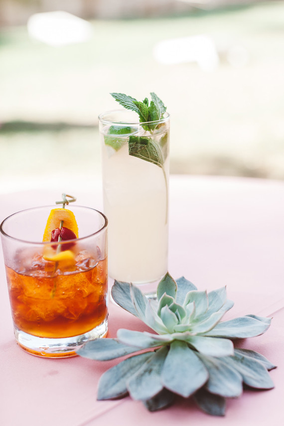 Signature wedding cocktails