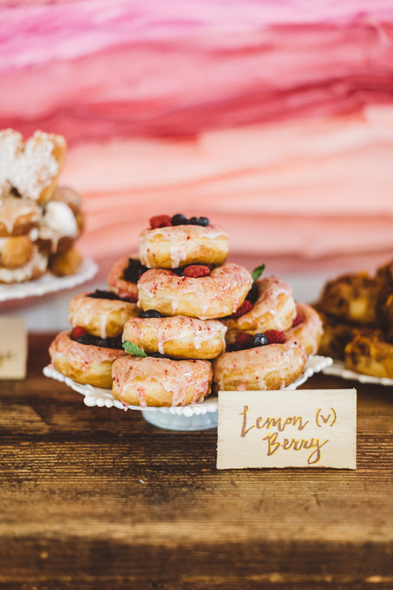 Donut dessert table