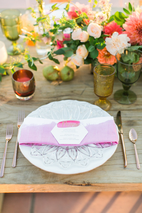 Late summer tablescape