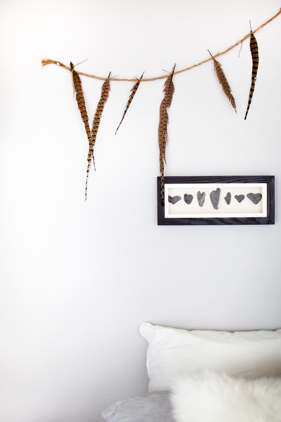 feather garland Inspiration