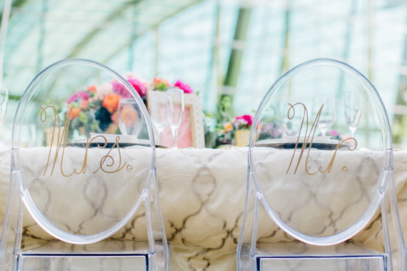 Mr & Mrs wedding signage