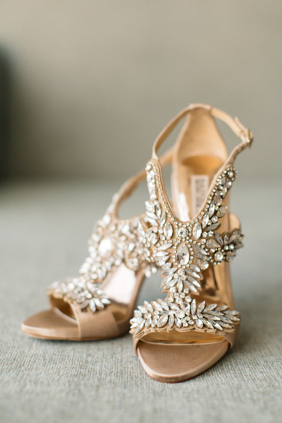 Glamorous wedding shoes
