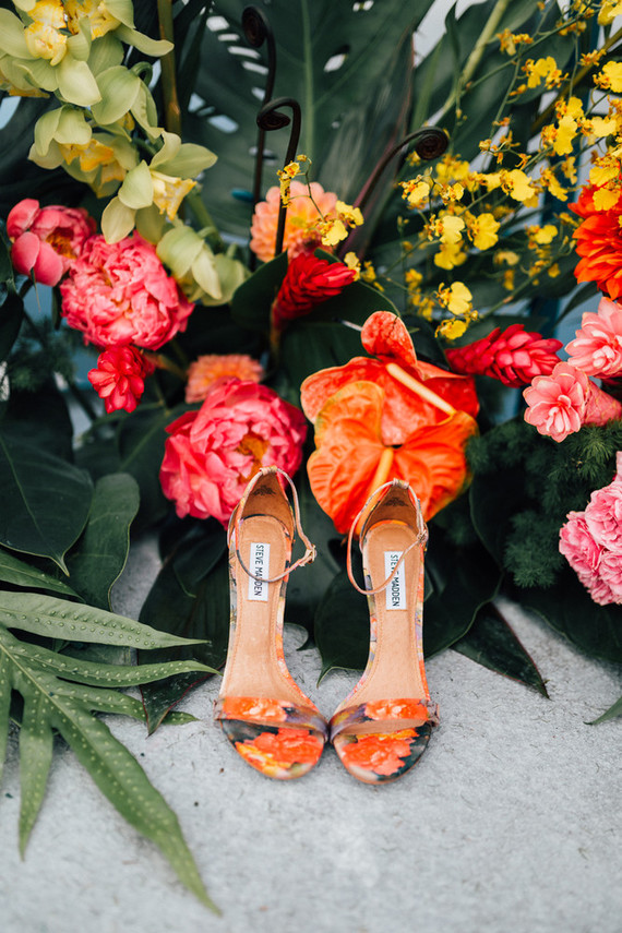 Floral heels