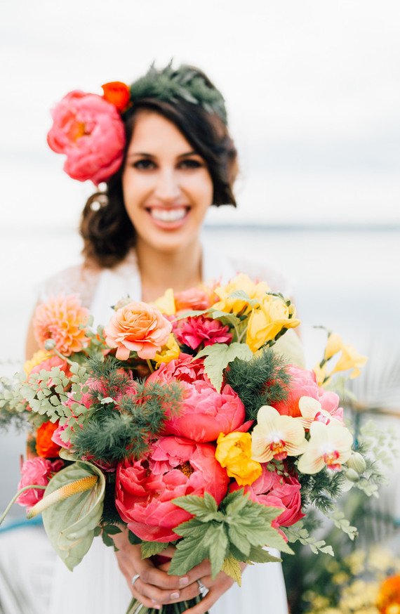 Peony bouquet