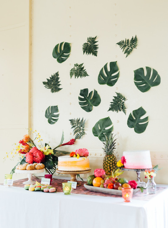Tropical wedding inspiration
