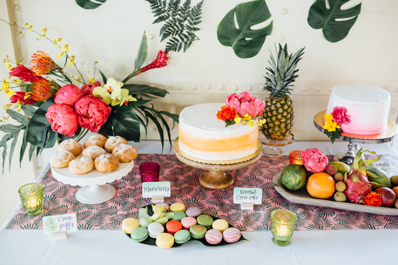 Tropical wedding inspiration