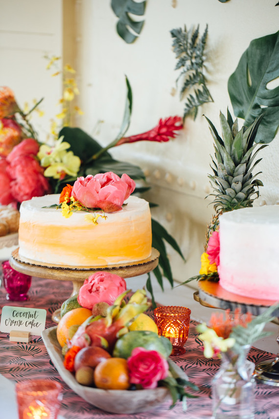 Tropical wedding inspiration