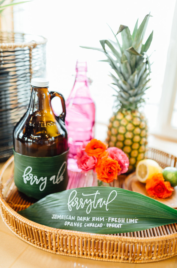 Tropical wedding inspiration