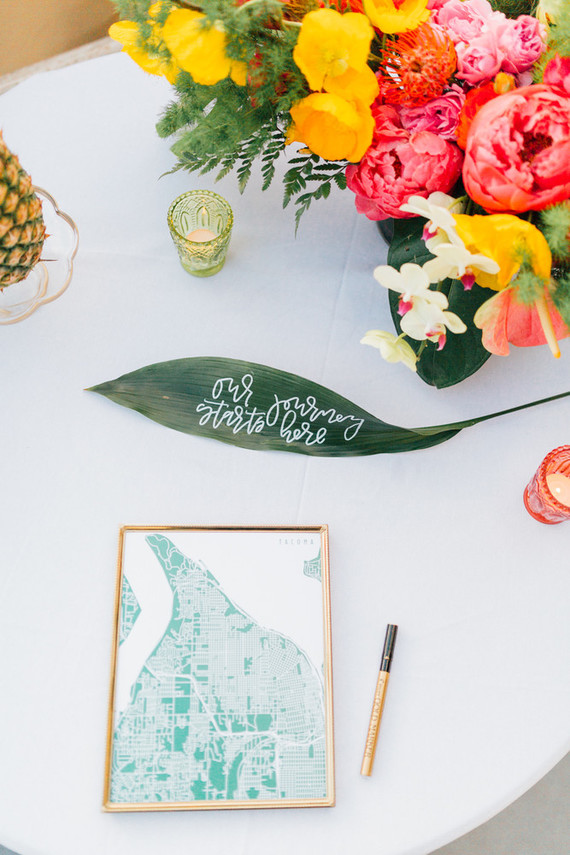 Tropical wedding inspiration