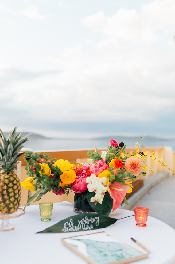 Tropical wedding inspiration