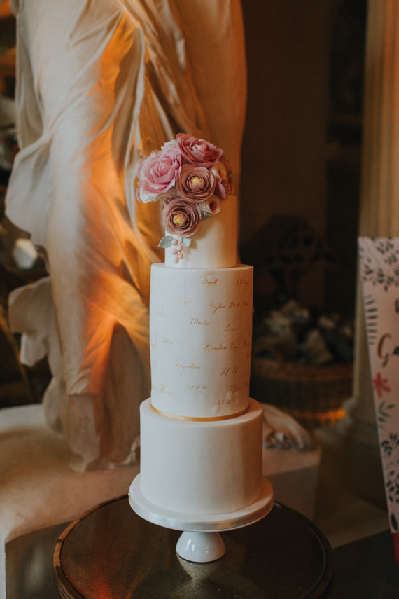 Elegant wedding cake