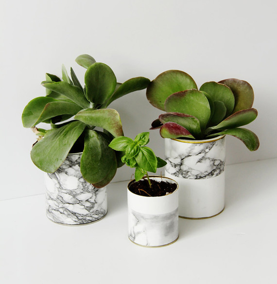 DIY marble wedding ideas