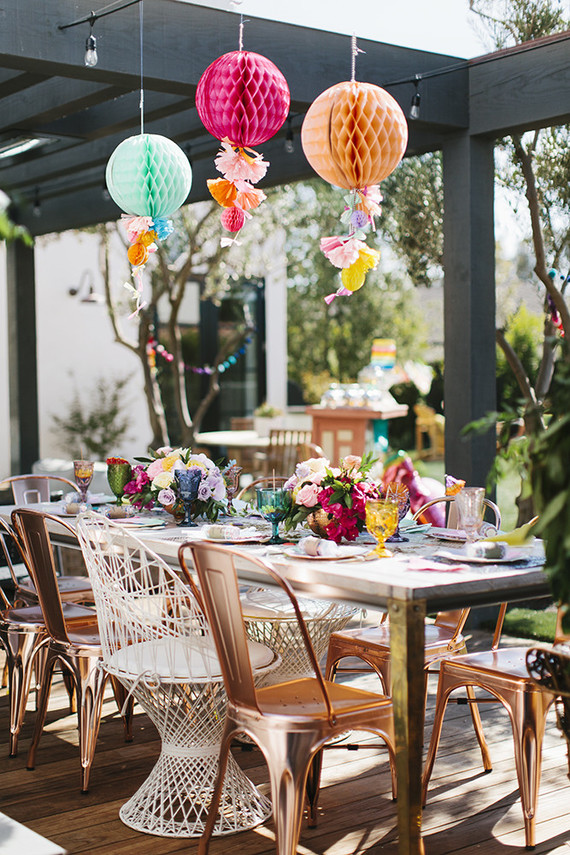 rainbow birthday party ideas