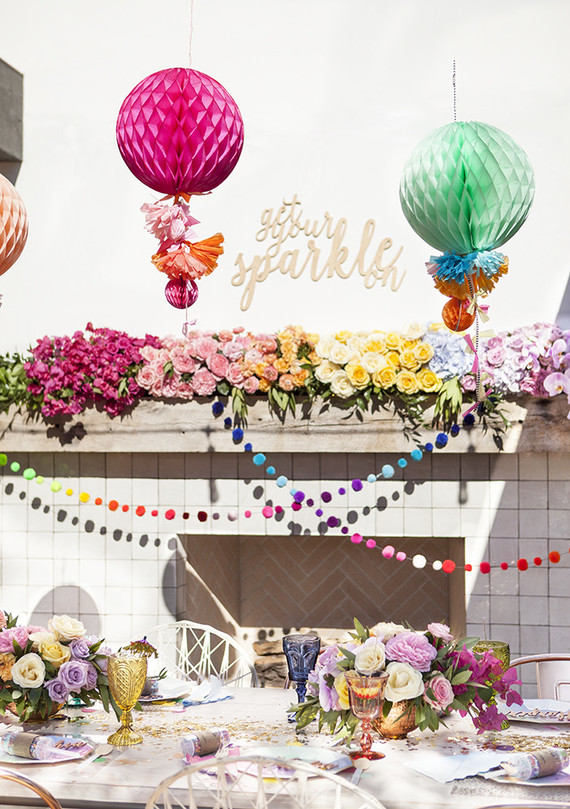 rainbow birthday party ideas