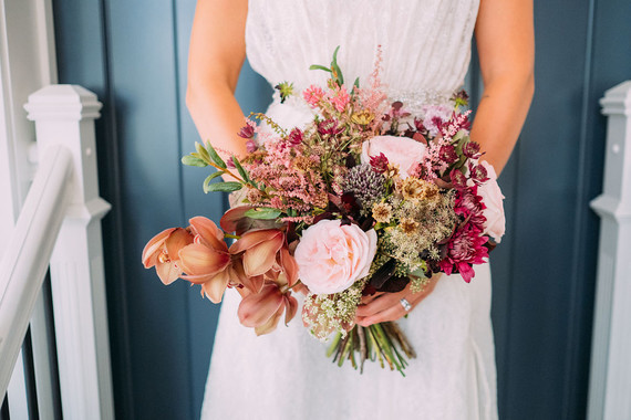 Fall bridal bouquet