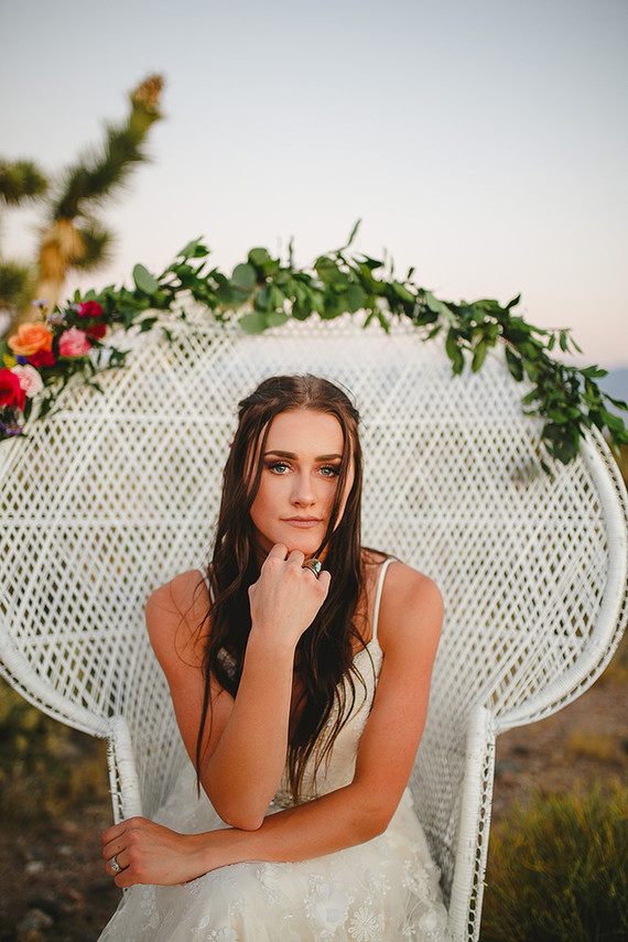 Bohemian wedding decor