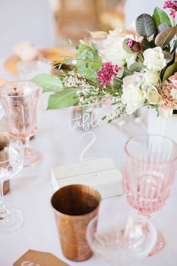 Pink and gold baby shower on 100 Layer Cakelet