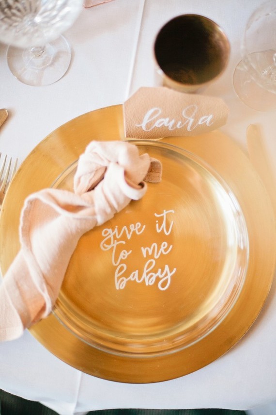 Pink and gold baby shower on 100 Layer Cakelet