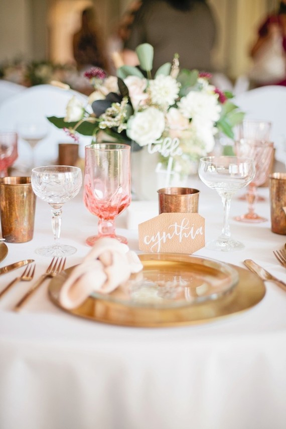 Pink and gold baby shower on 100 Layer Cakelet