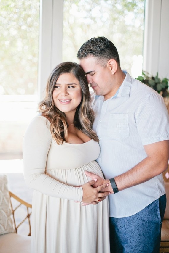 Pink and gold baby shower on 100 Layer Cakelet