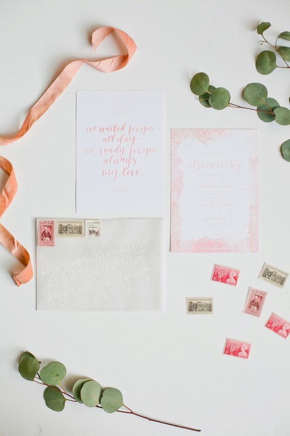 Pink and gold baby shower on 100 Layer Cakelet