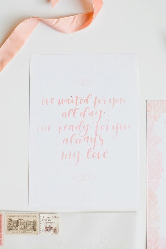 Pink and gold baby shower on 100 Layer Cakelet