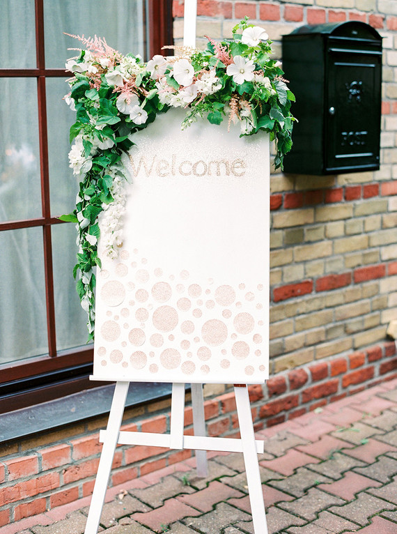 Pink floral girl's birthday