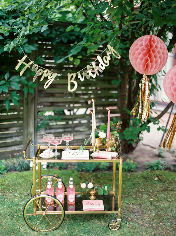 pink garden party 2nd birthday