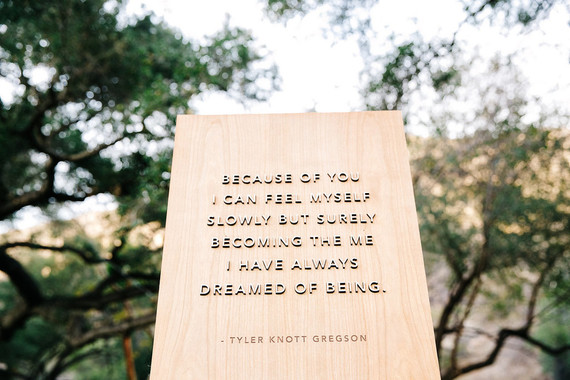 Tyler Knott wedding quote